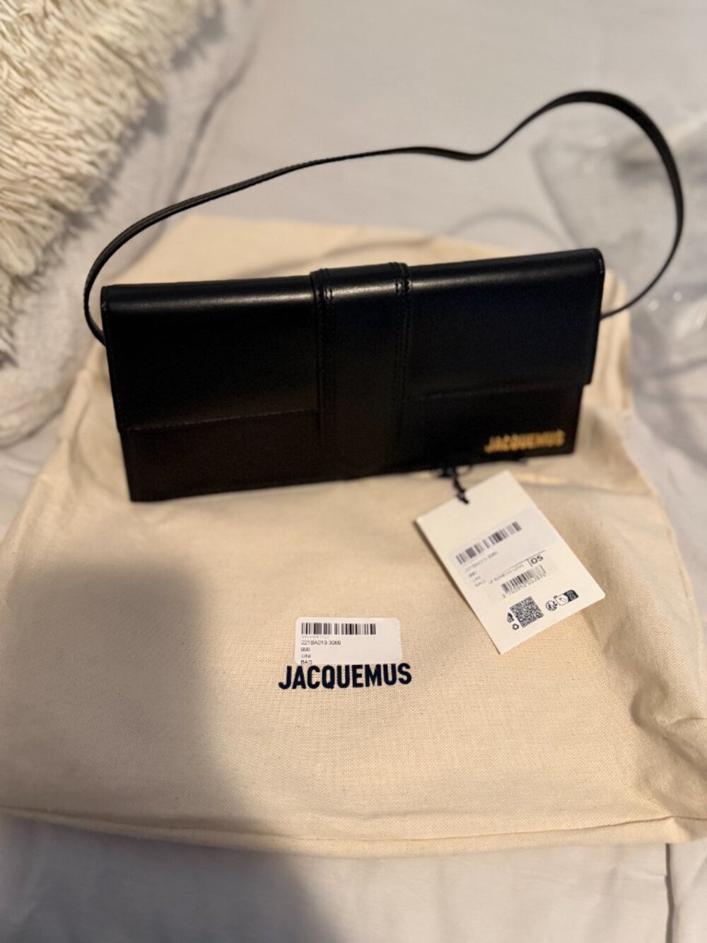Jacquemus Le Bambino Long Leather Shoulder Bag - Picture 2 of 14